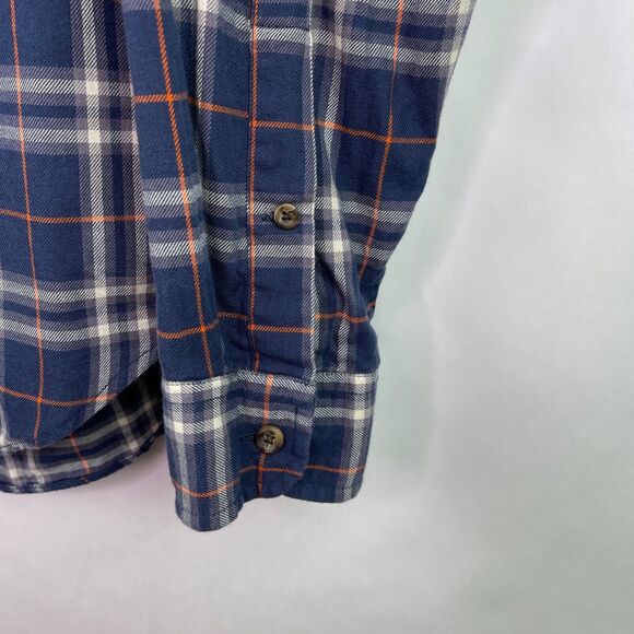 J. Crew 100% Cotton Blue Plaid Long Sleeve Button Down Shirt Men's Sz M - Picture 3 of 6